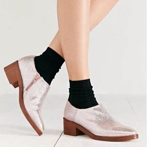 MIISTA Juliana metallic pink flat size 36